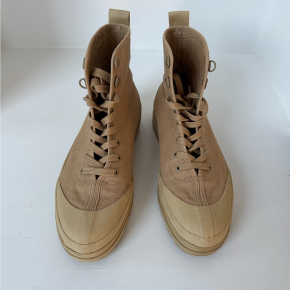 Everlane The Canvas Utility Boots in Light Khaki Women's 8.5 - Picture 4 of 6